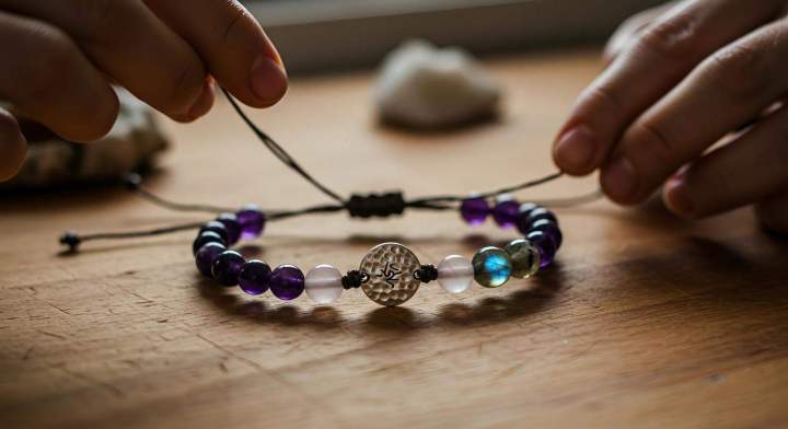 Création bracelet pierre naturelle Eure