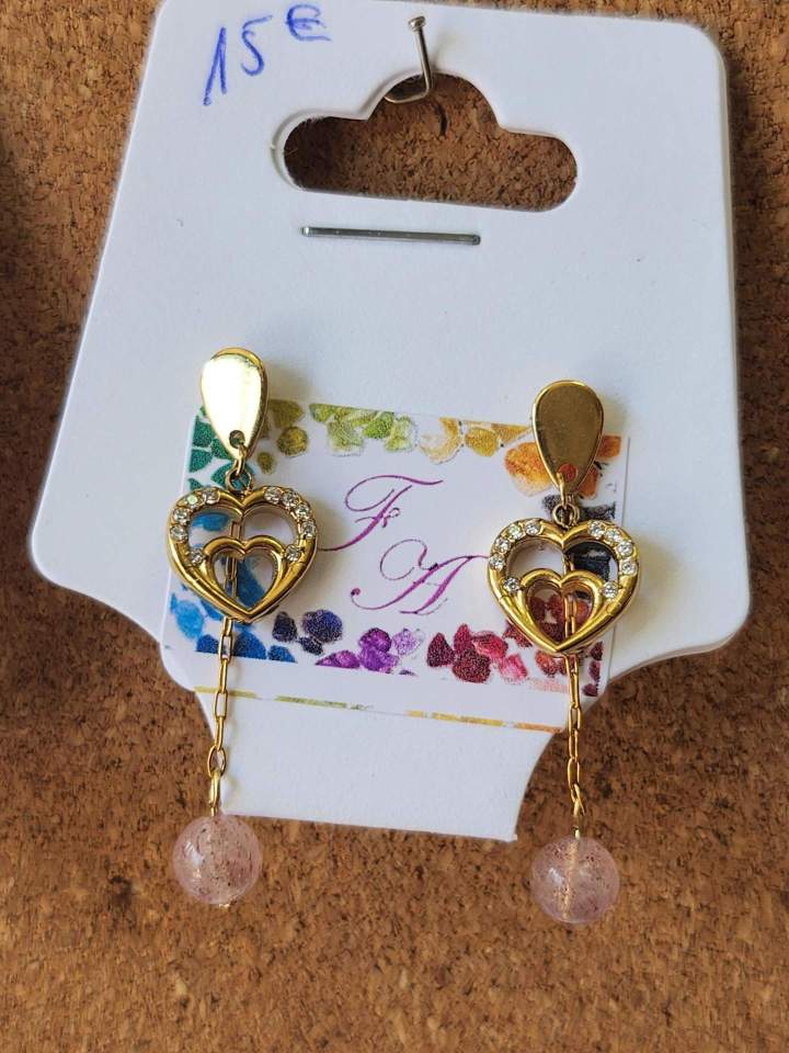 Boucles d'oreilles artisanales Eure