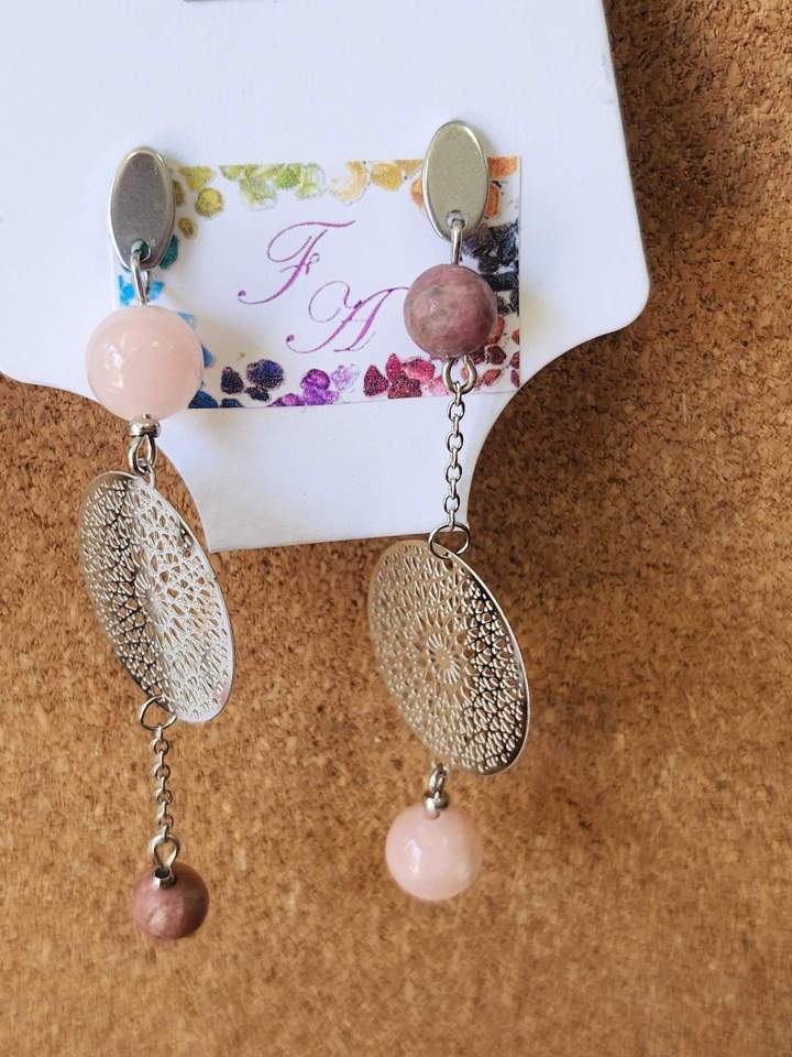 Boucles d'oreilles artisanales Eure